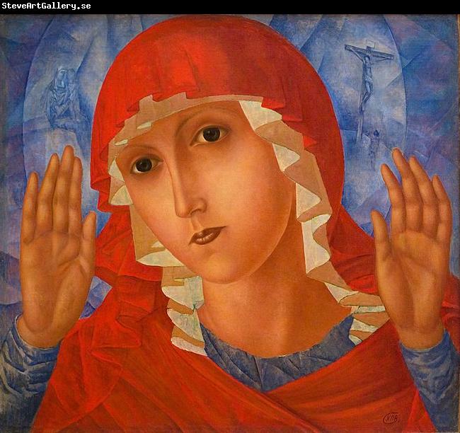 Kuzma Sergeevich Petrov-Vodkin The Mother of God of Tenderness toward Evil Hearts